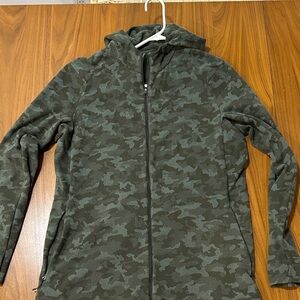 Lululemon Athletica Green Camouflage Hoodie